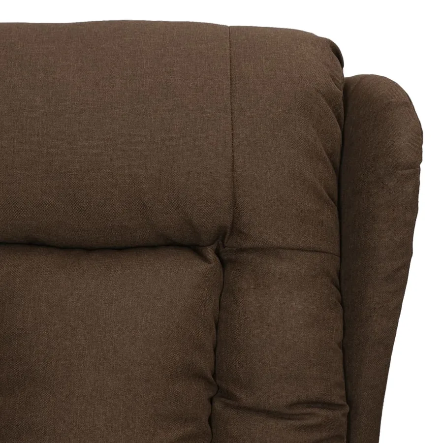 Fauteuil inclinable Marron Tissu - 6