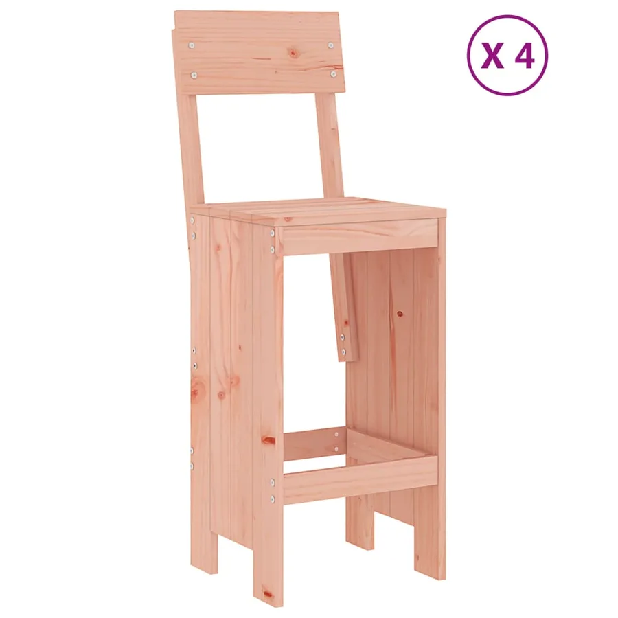 Ensemble de bar de jardin 5 pcs bois massif de Douglas - 3