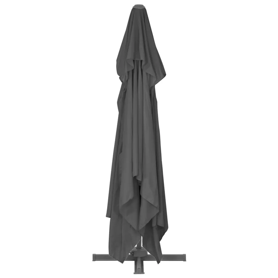 Parasol de jardin avec base portable anthracite - 5