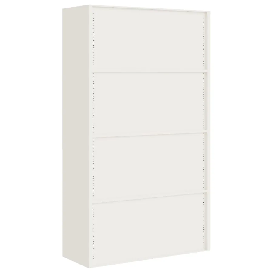 Classeur blanc 105x40x180 cm acier - 6