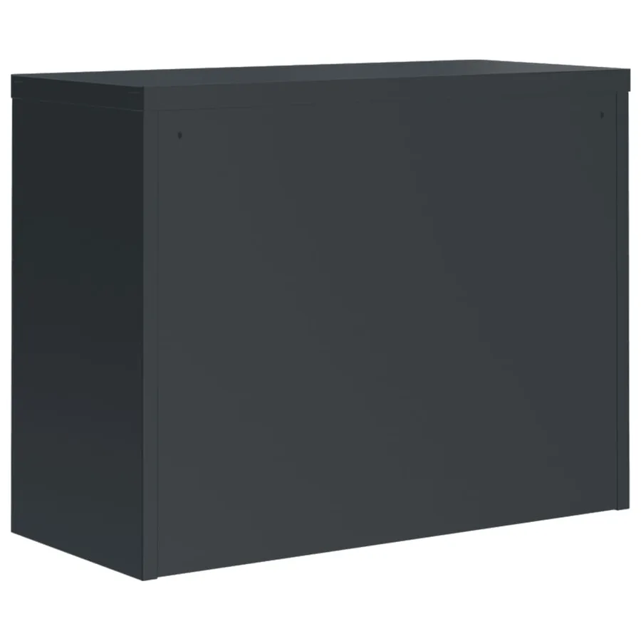 Classeur anthracite 90x40x70 cm acier - 6