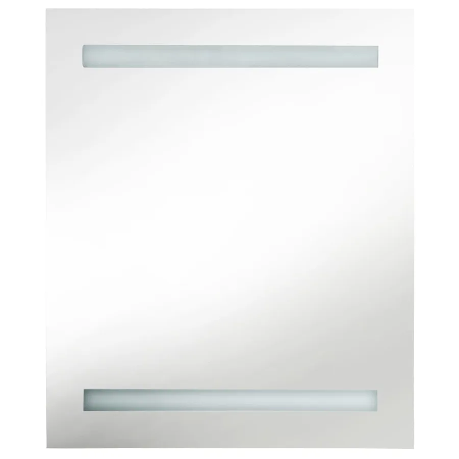 Armoire de salle de bain à miroir LED chêne 50x14x60 cm - 4