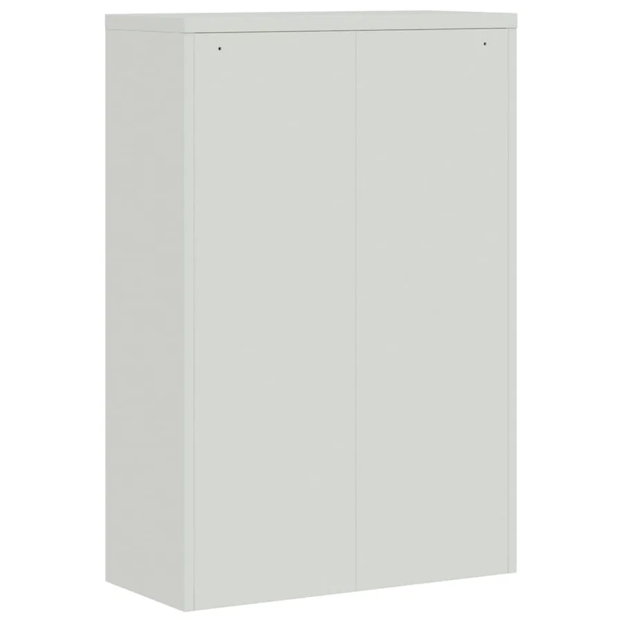 Classeur gris clair 90x40x180 cm acier - 10