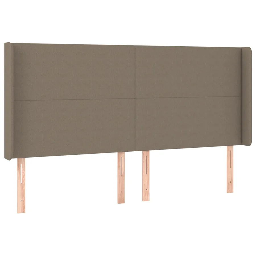Sommier à lattes de lit avec matelas Taupe 180x200 cm Tissu - 6