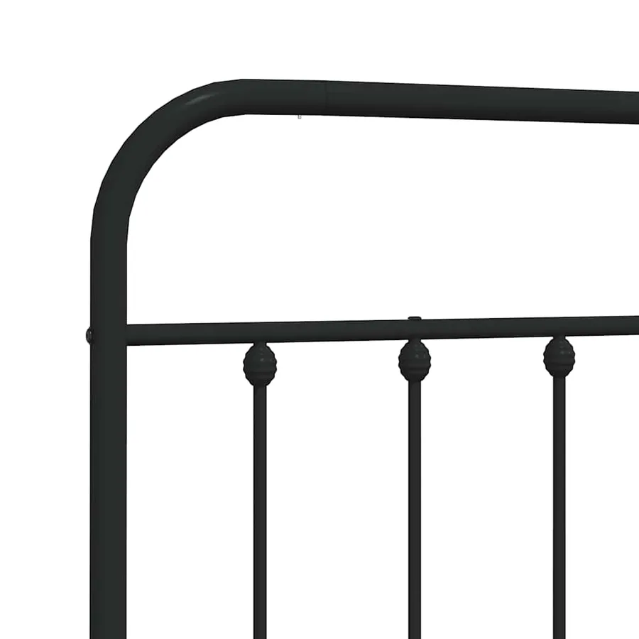 Tête de lit de remplacement métal noir 193 cm - 6