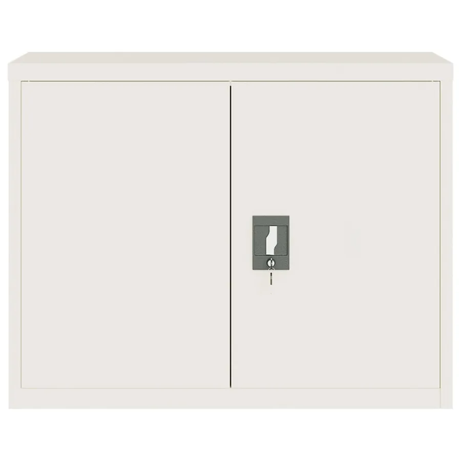 Classeur blanc 90x40x110 cm acier - 8