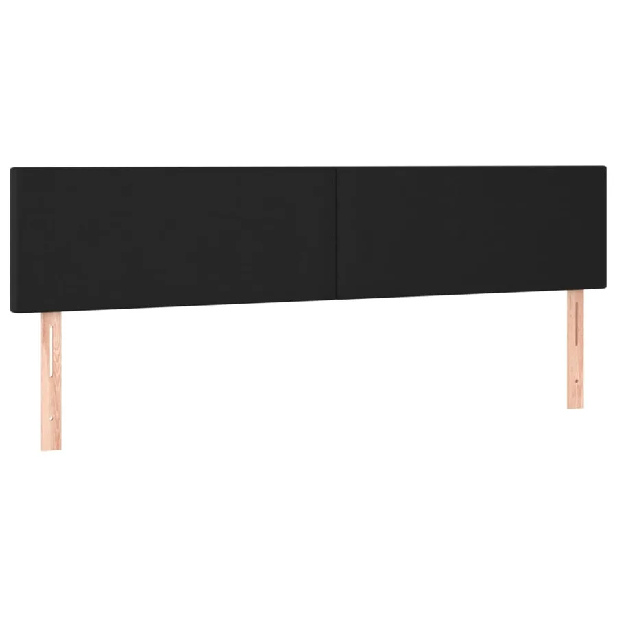 Sommier à lattes de lit avec matelas Noir 160x200 cm - 6