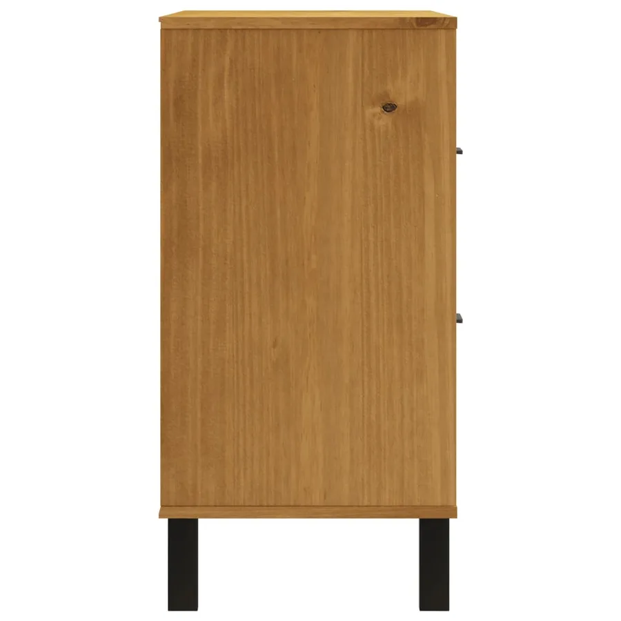 Commode FLAM 80x40x80 cm bois de pin massif - 6