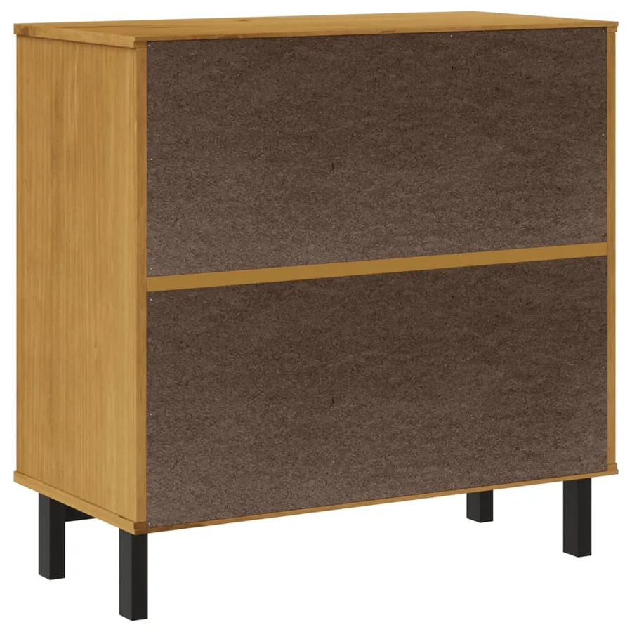 Commode FLAM 80x40x80 cm bois de pin massif - 7