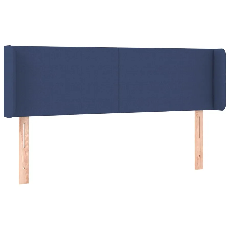 Tête de lit à LED Bleu 147x16x78/88 cm Tissu - 3