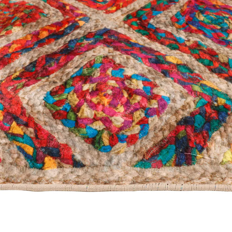 Tapis lavable multicolore 120x180 cm - 6