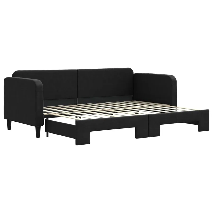Lit de jour avec gigogne sans matelas 80x200 cm - 2