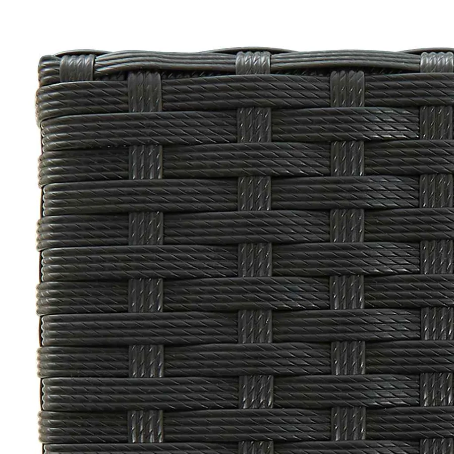 Ensemble de bar de jardin 9 pcs noir - 10