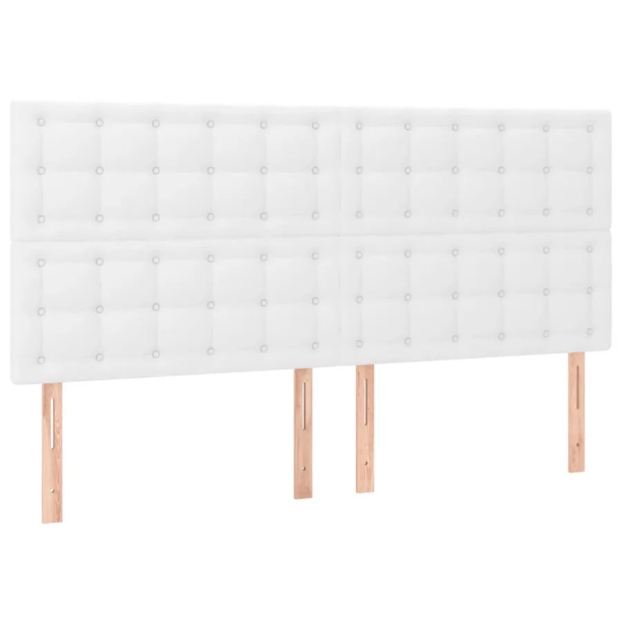 Sommier à lattes de lit avec matelas et LED Blanc 200x200 cm - 7