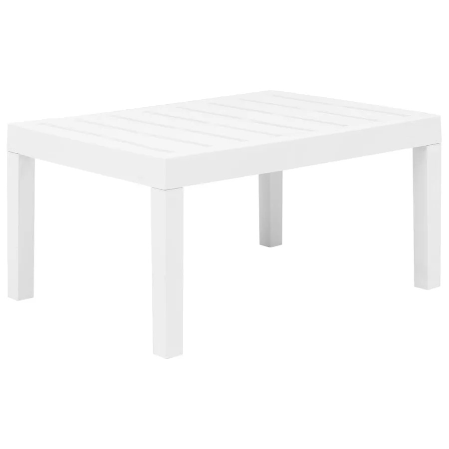 Salon de jardin 3 pcs Plastique Blanc - 8