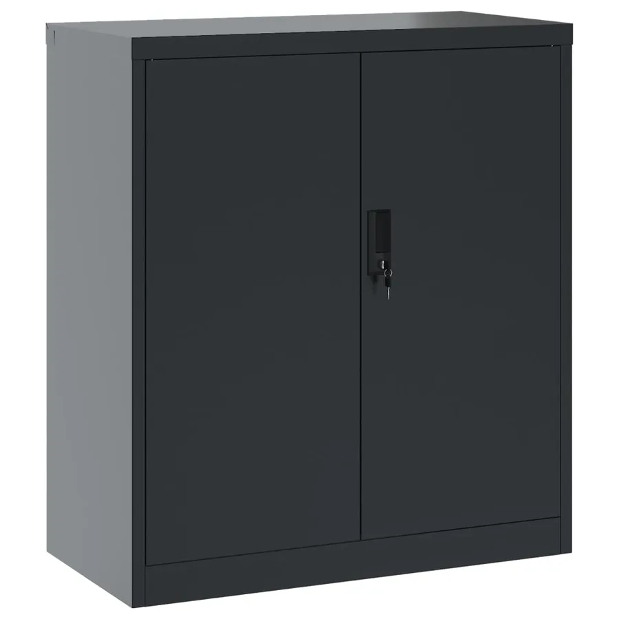 Classeur anthracite 79x40x90 cm acier - 2