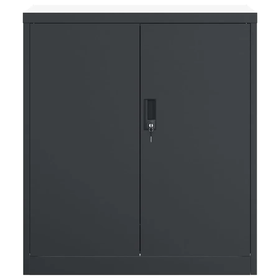 Classeur anthracite 79x40x90 cm acier - 3