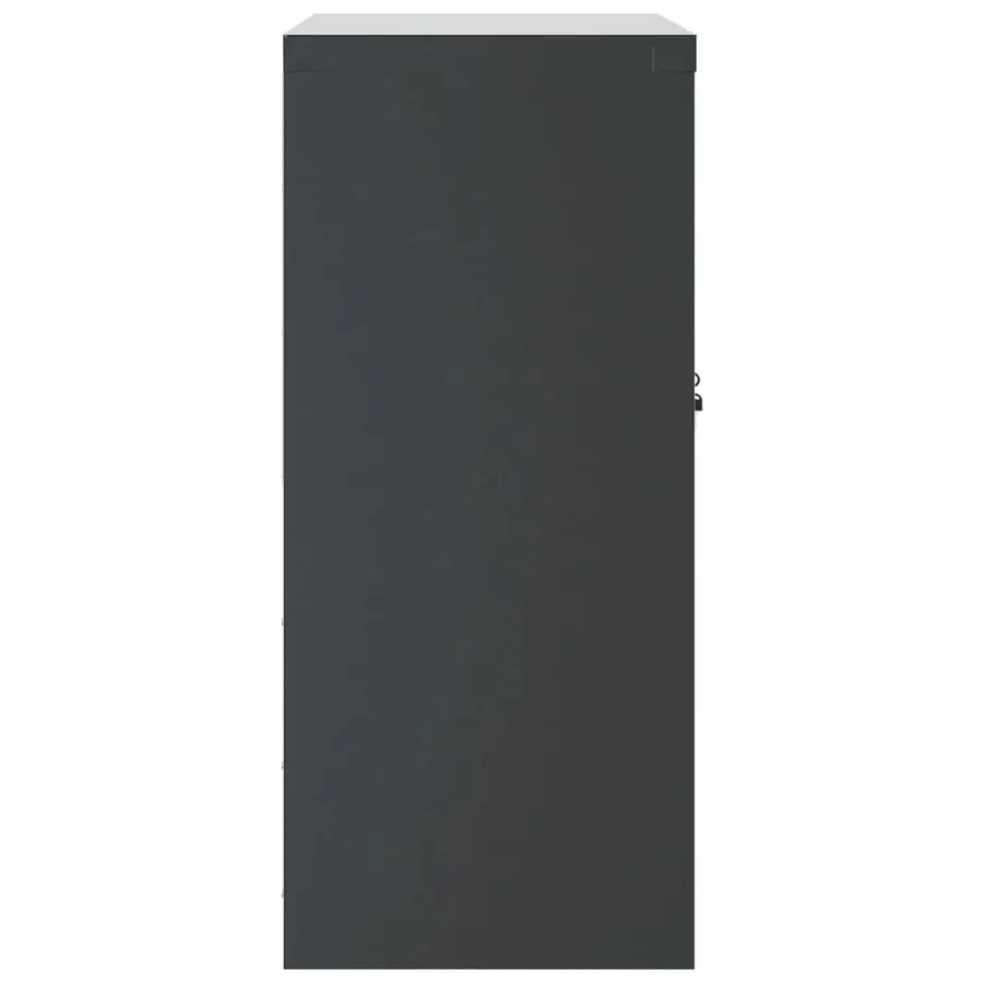 Classeur anthracite 79x40x90 cm acier - 5