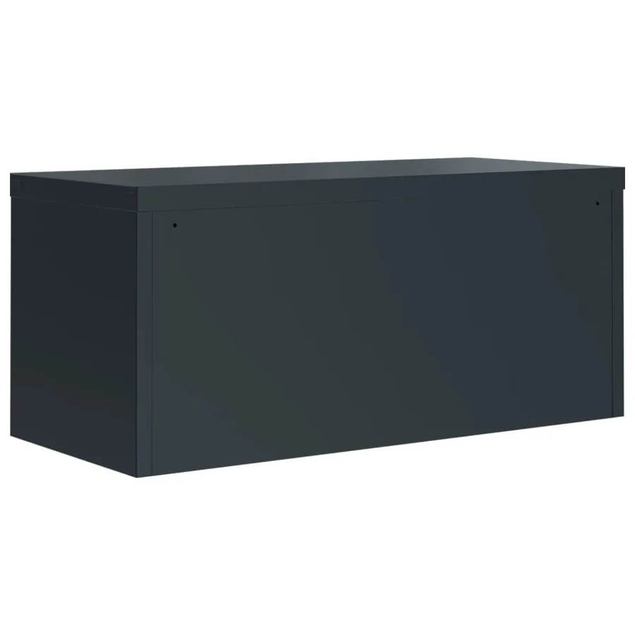 Classeur anthracite 90x40x240 cm acier - 6
