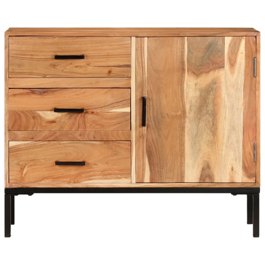 Buffet 88x30x73 cm Bois d'acacia massif - 2