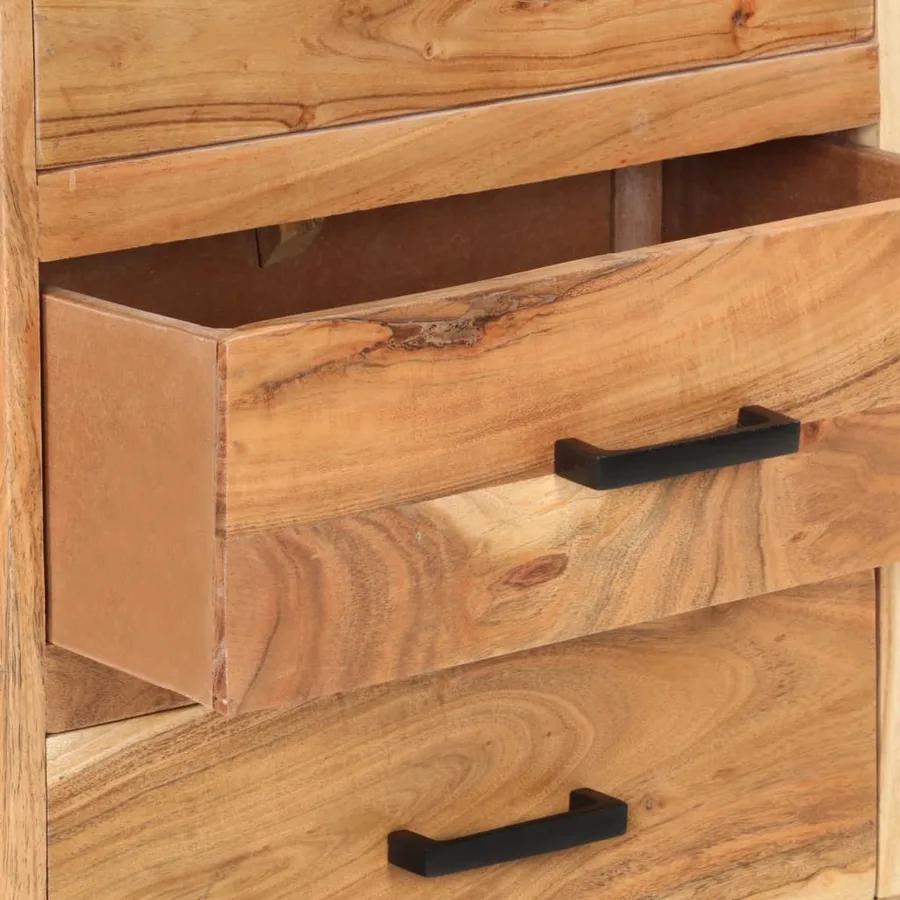Buffet 88x30x73 cm Bois d'acacia massif - 5