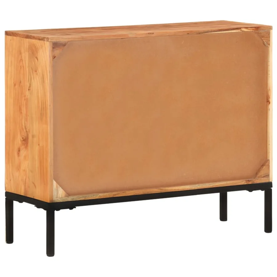 Buffet 88x30x73 cm Bois d'acacia massif - 8