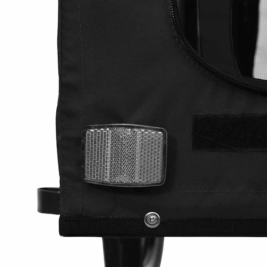 Remorque de vélo pour animaux de compagnie noir - 10