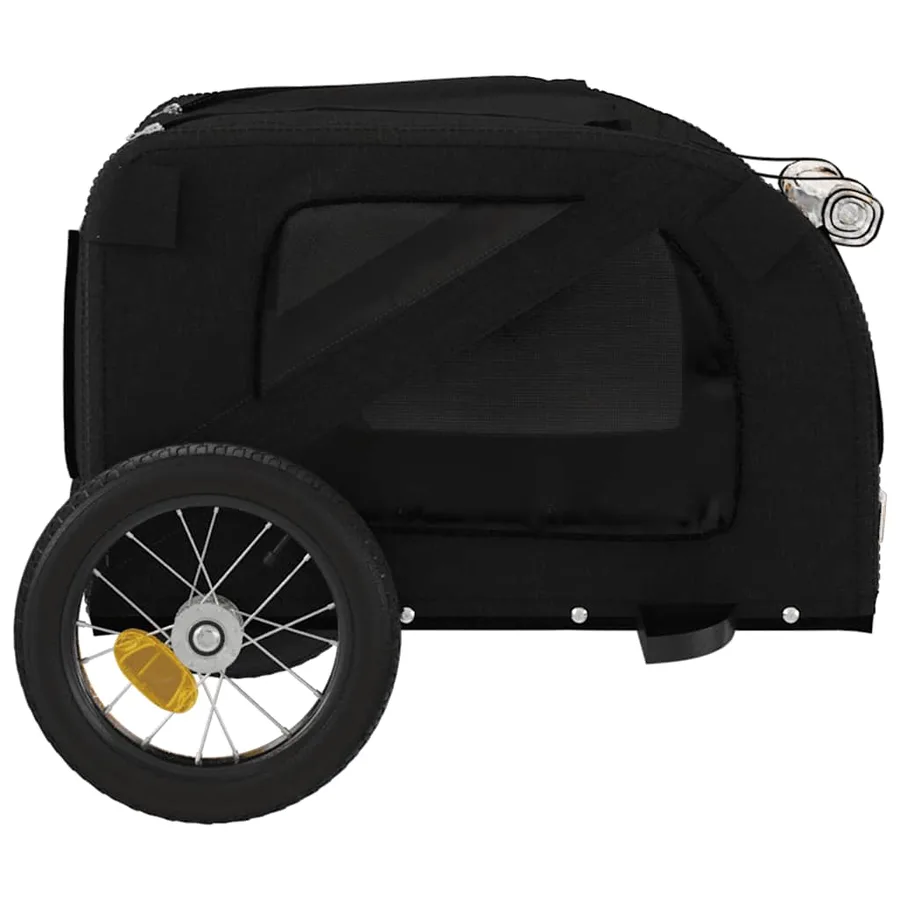 Remorque de vélo pour animaux de compagnie noir - 7