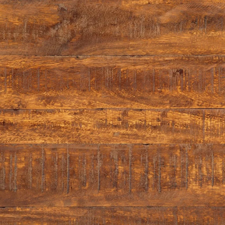 Table à dîner marron miel 120x60x76 cm bois de manguier massif - 8