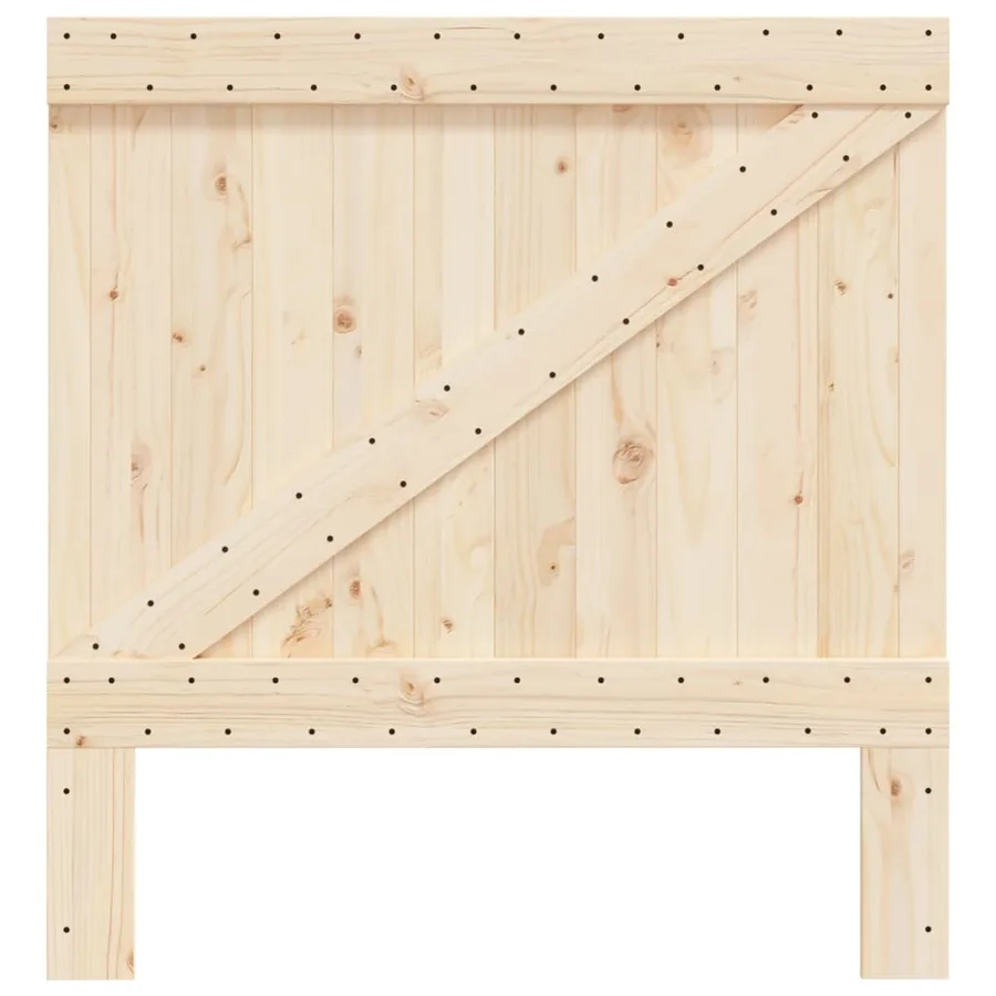 Tête de lit 100x104 cm bois massif de pin - 3