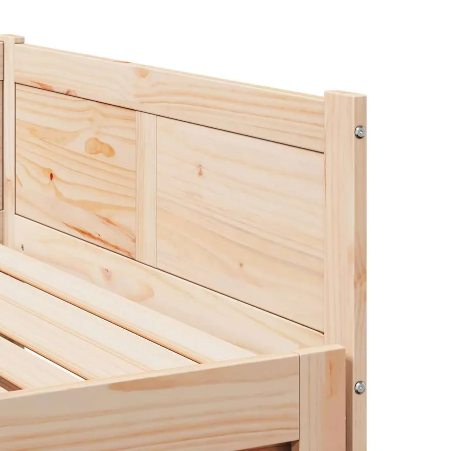 Lit Pull-out de Jour Marron 203,5 x 184 x 56,5 cm - 9