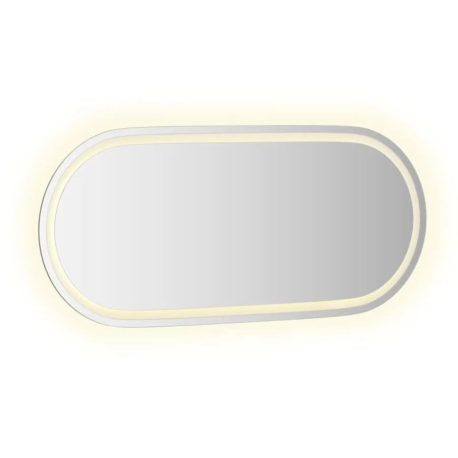 Miroir de salle de bain à LED 100x45 cm ovale - 6