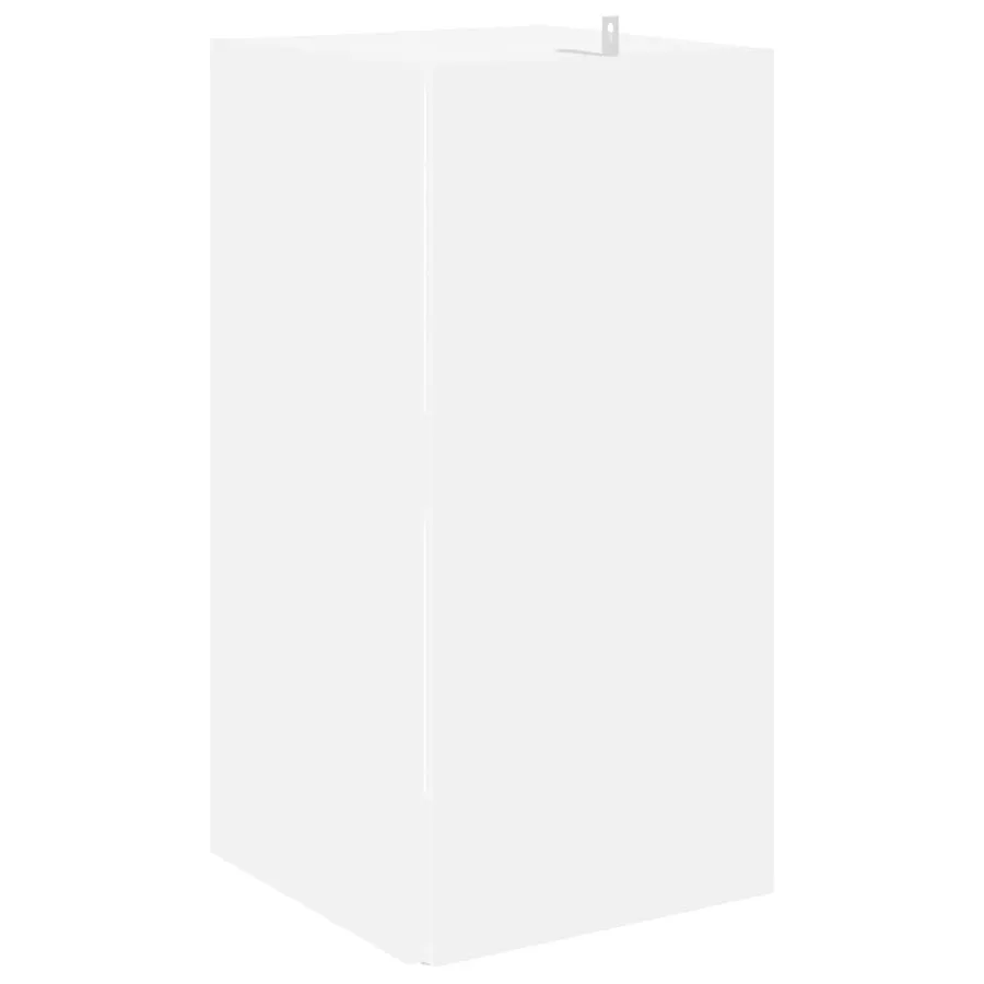Armoire d'angle Blanc 33x33x67 cm Bois d'ingénierie - 5