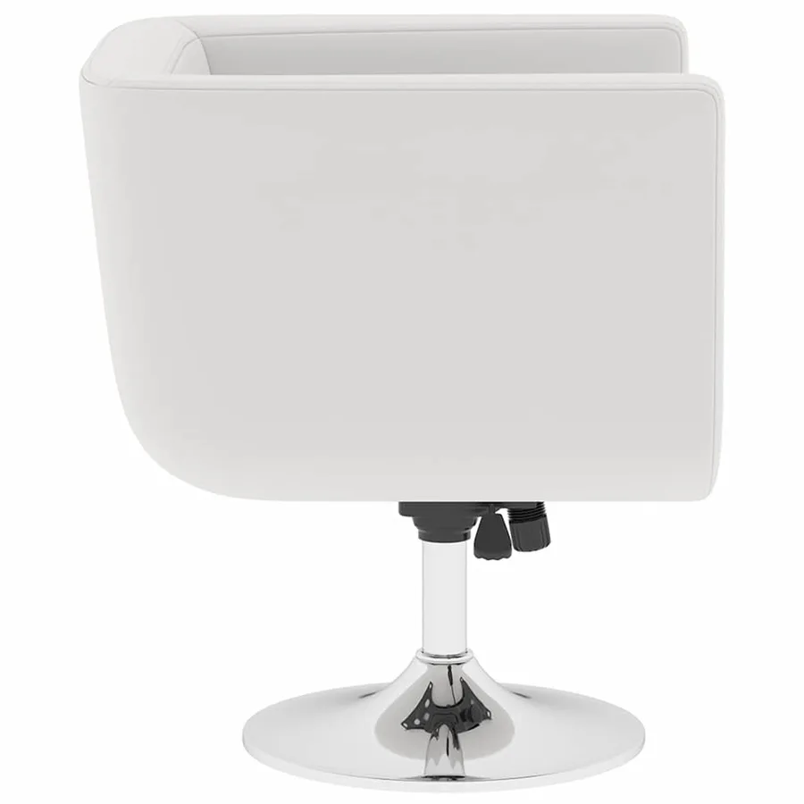 Tabouret de bar Blanc Similicuir - 4
