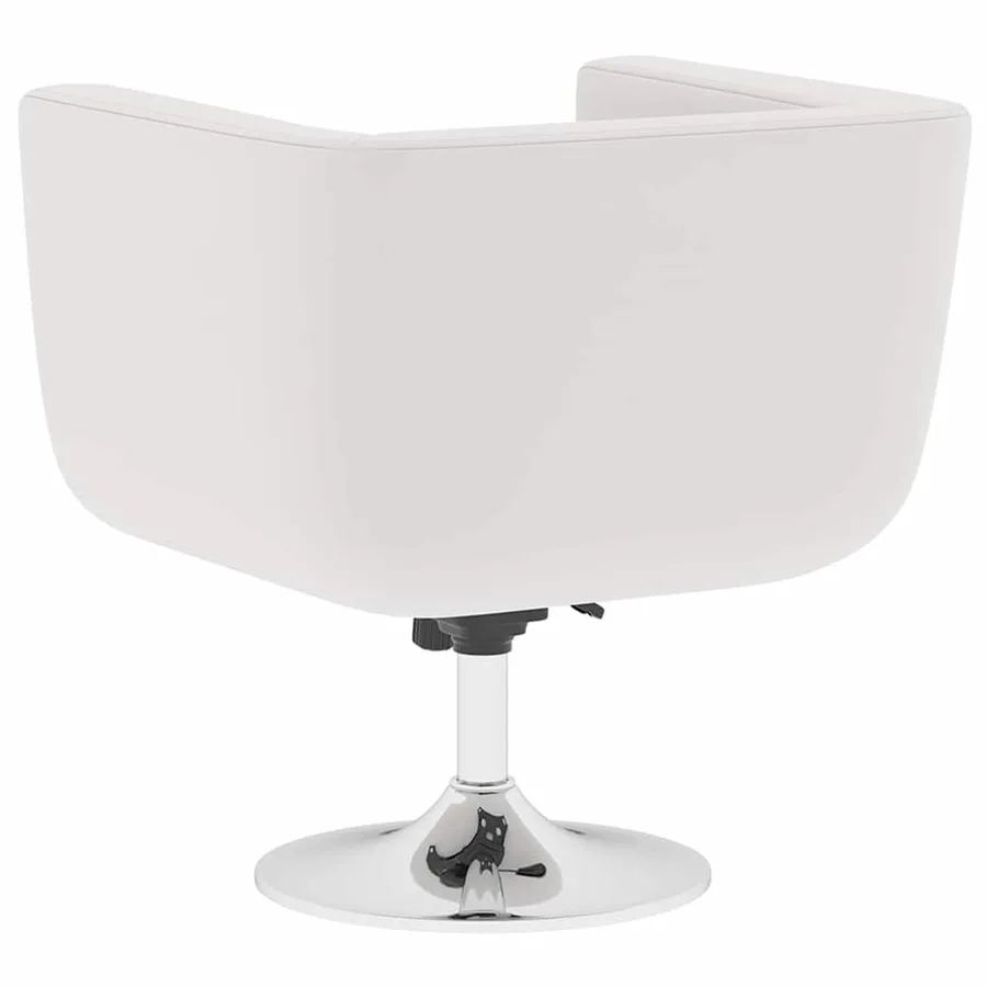 Tabouret de bar Blanc Similicuir - 5