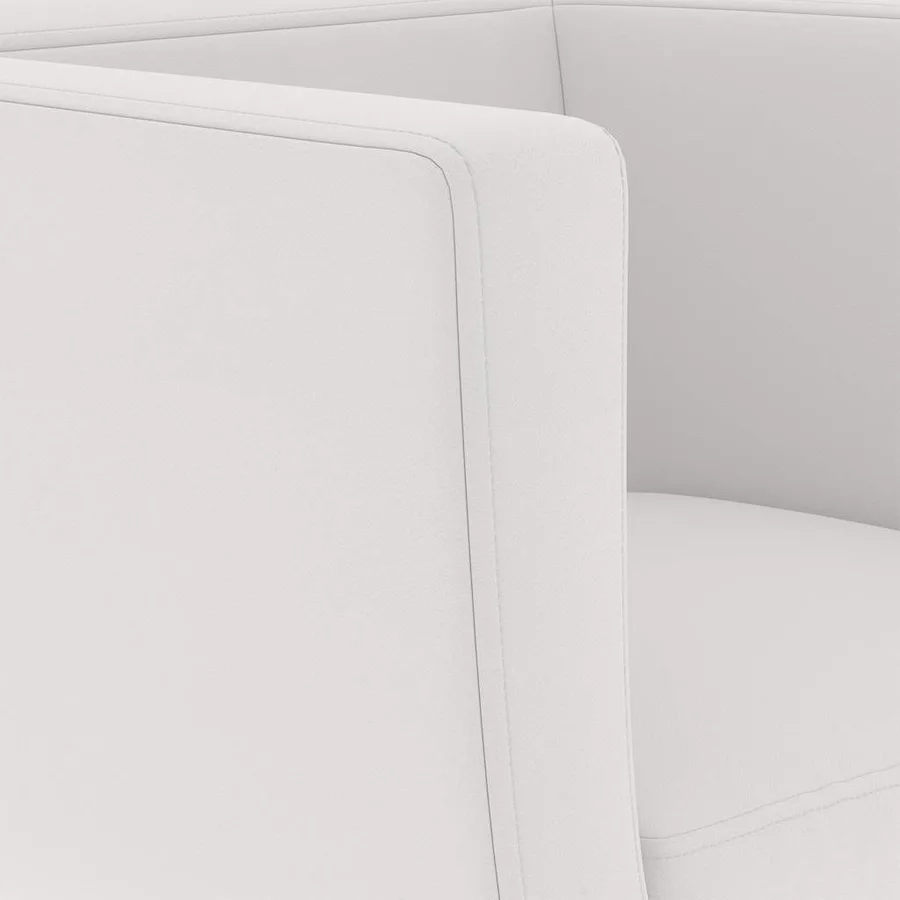 Tabouret de bar Blanc Similicuir - 8