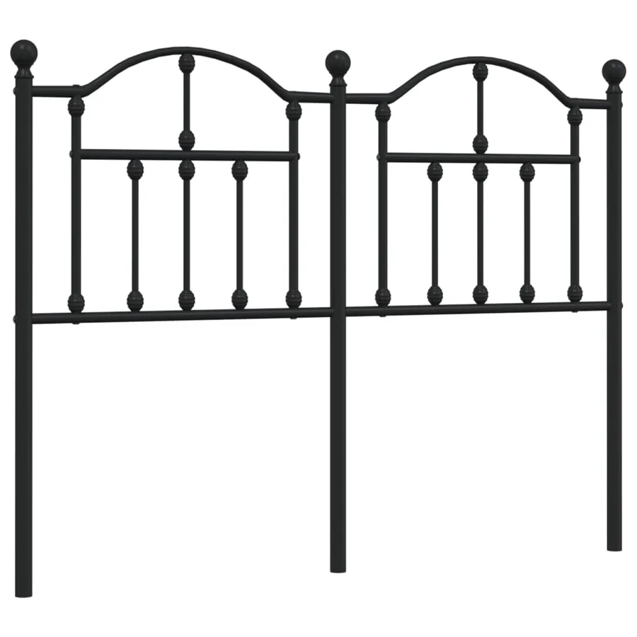 Tête de lit de remplacement métal noir 120 cm - 2
