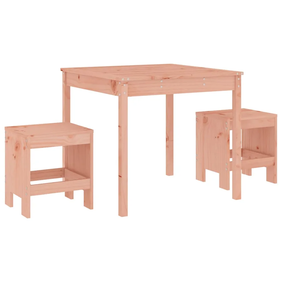 Ensemble de bistrot de jardin 3 pcs bois massif Douglas - 2