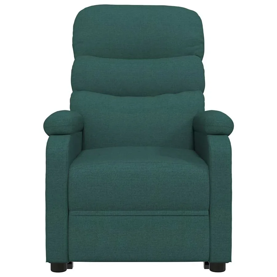 Fauteuil inclinable Vert foncé Tissu - 3