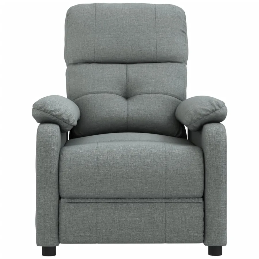 Fauteuil de massage Gris foncé Tissu - 3