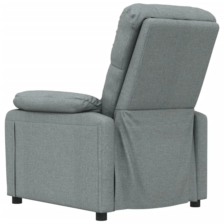 Fauteuil de massage Gris foncé Tissu - 5