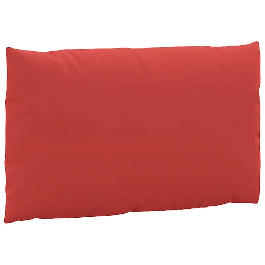 Coussins de palette lot de 3 rouge tissu oxford - 6