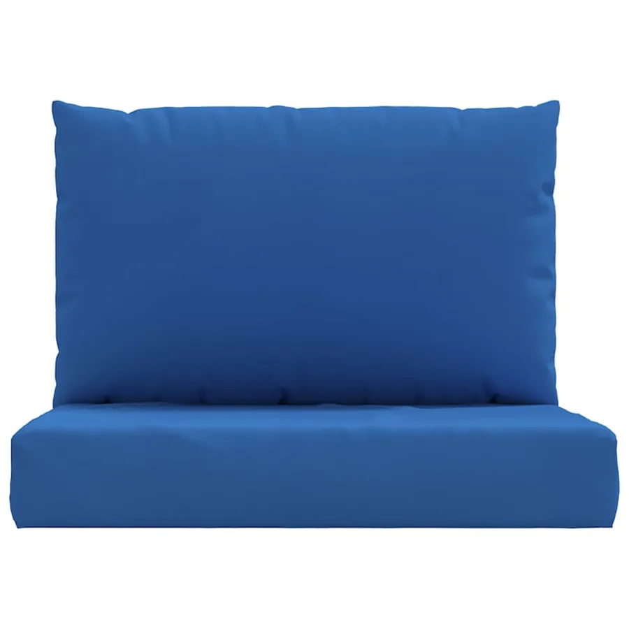 Coussins de palette lot de 2 bleu tissu oxford - 4