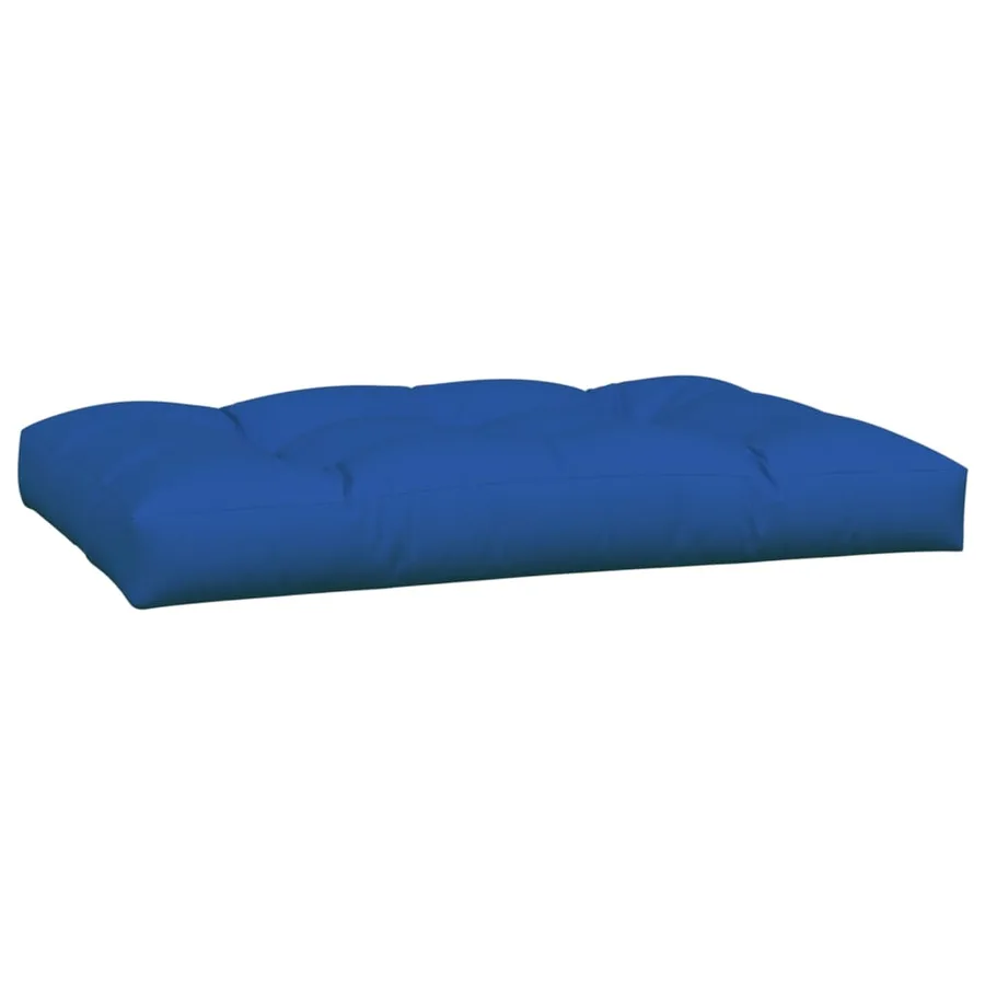 Coussins de palette lot de 2 bleu royal tissu - 4