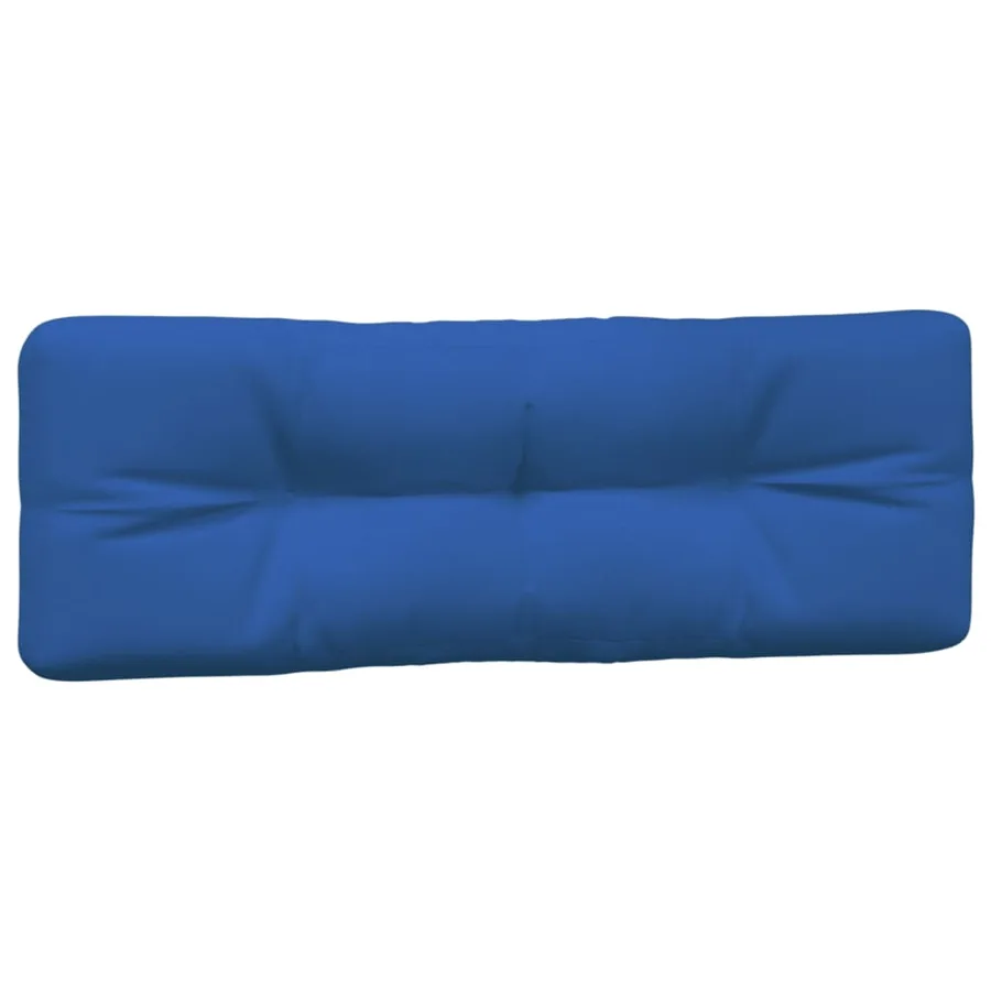 Coussins de palette lot de 2 bleu royal tissu - 5