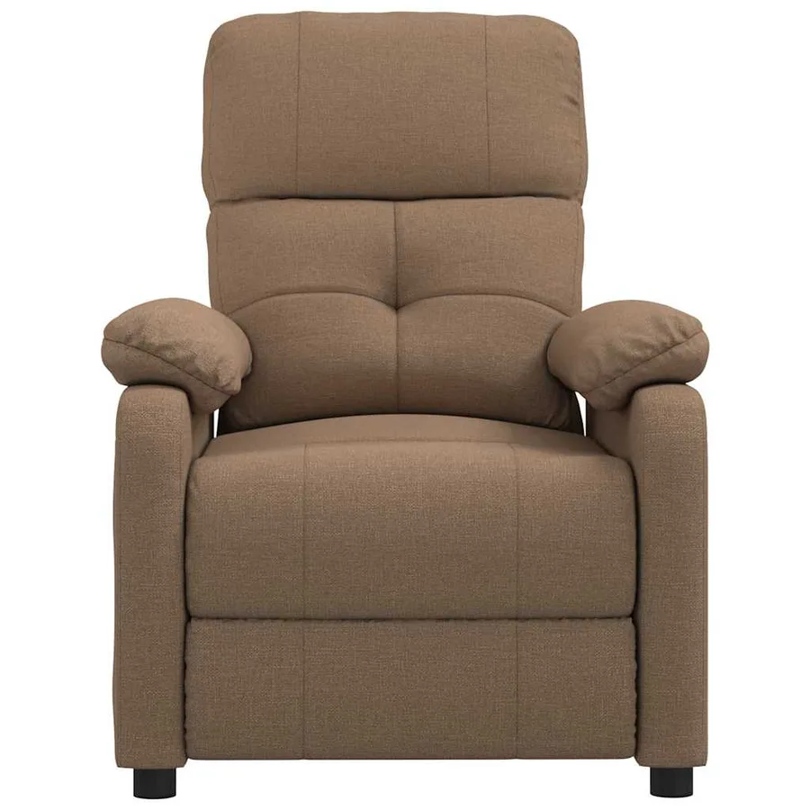 Fauteuil inclinable Marron Tissu - 3