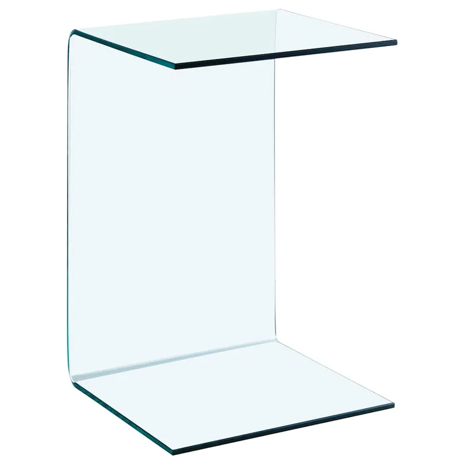 Table d'appoint 40x40x60 cm Verre trempé - 2