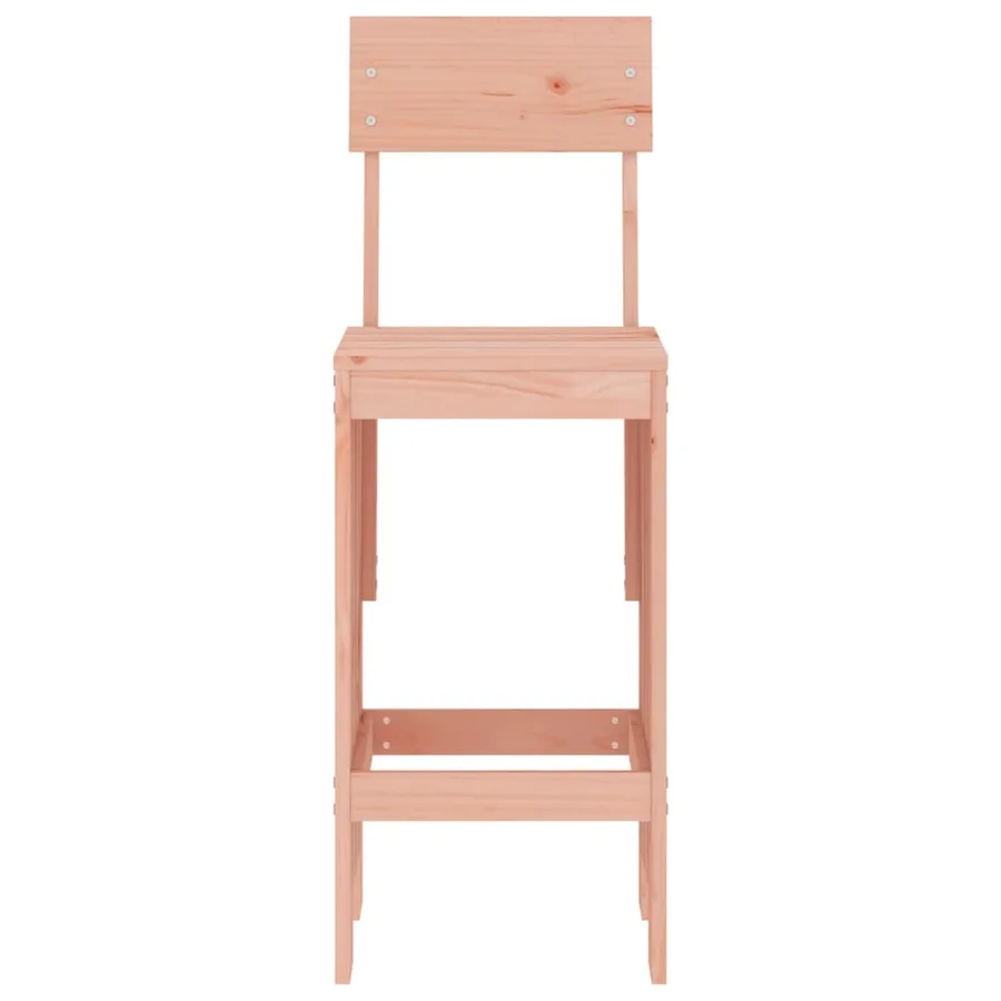 Tabourets de bar lot de 2 40x48,5x115,5 cm bois massif douglas - 4