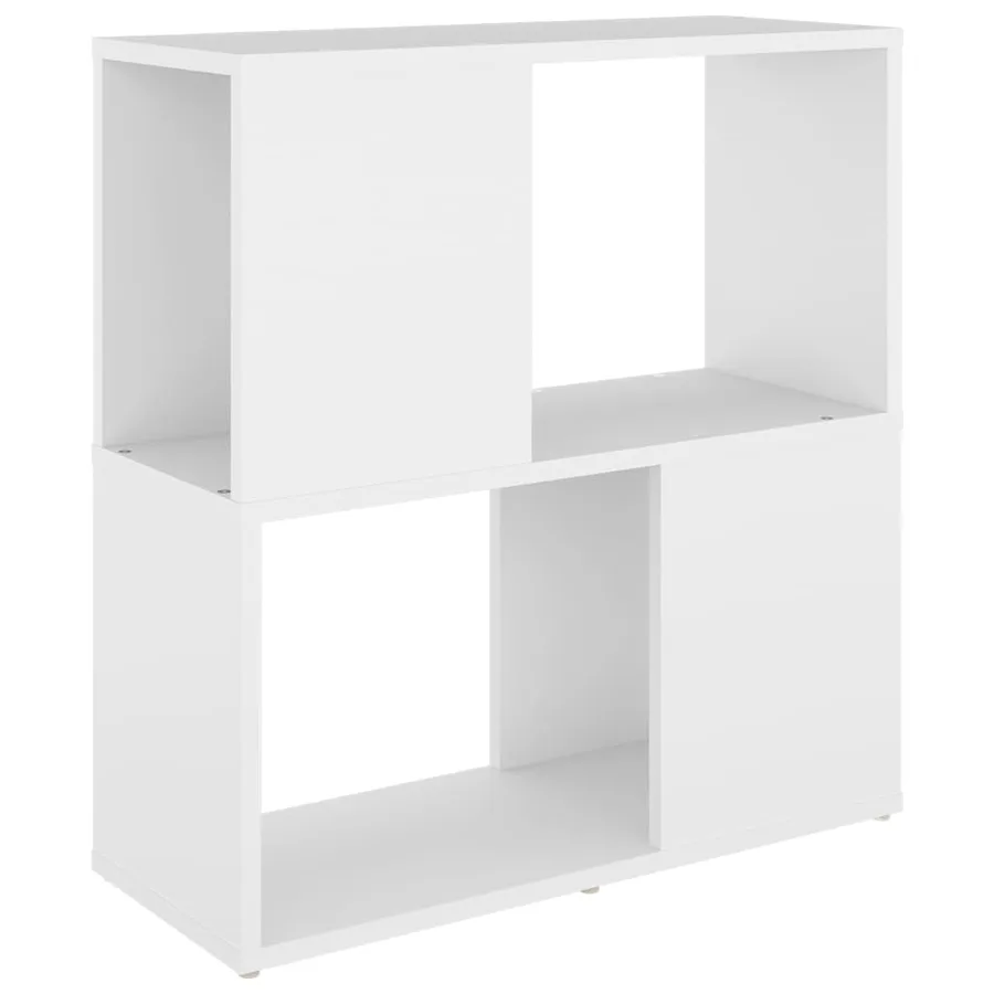 Bibliothèque Blanc 60x24x63 cm Bois d'ingénierie - 2