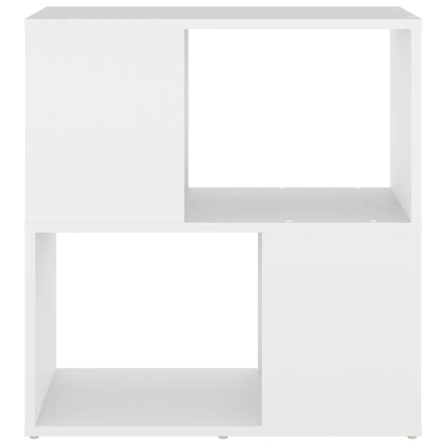 Bibliothèque Blanc 60x24x63 cm Bois d'ingénierie - 3